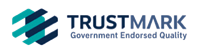 TrustMark logo representing government endorsed quality for emergency drainage services.