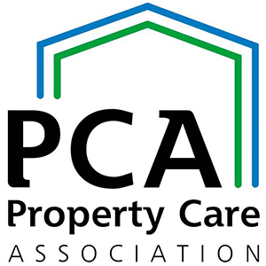 PCA Property Care Association logo, representing accreditation for drainage and property care services.