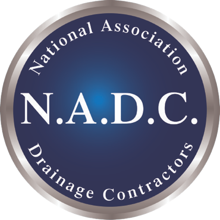 National Association of Drainage Contractors (NADC) logo, representing Environ Drainage Services' professional affiliation in London for drain CCTV services.